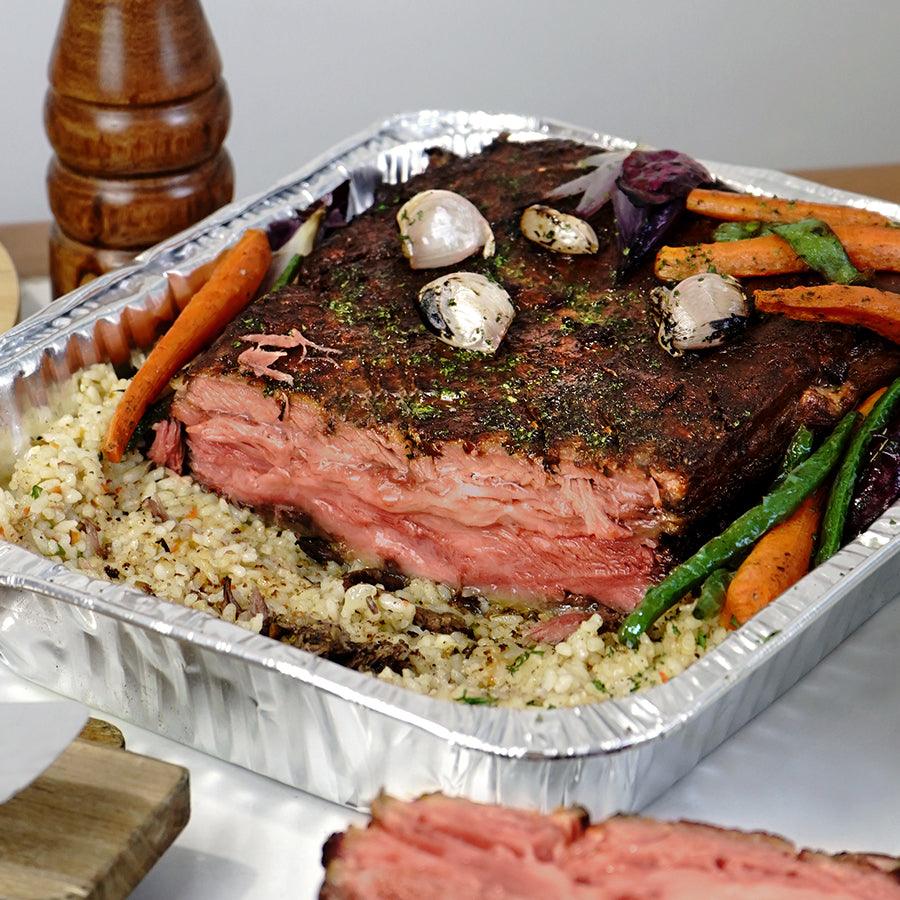 48-Hr Roasted Beef Belly platter (new!)