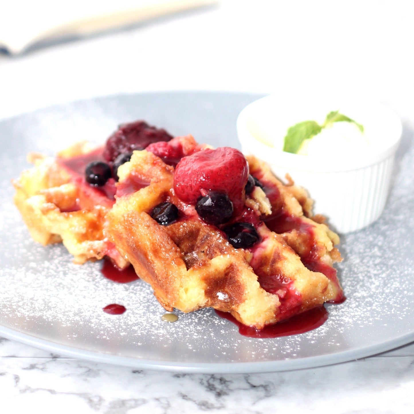 Summer Berry Waffle