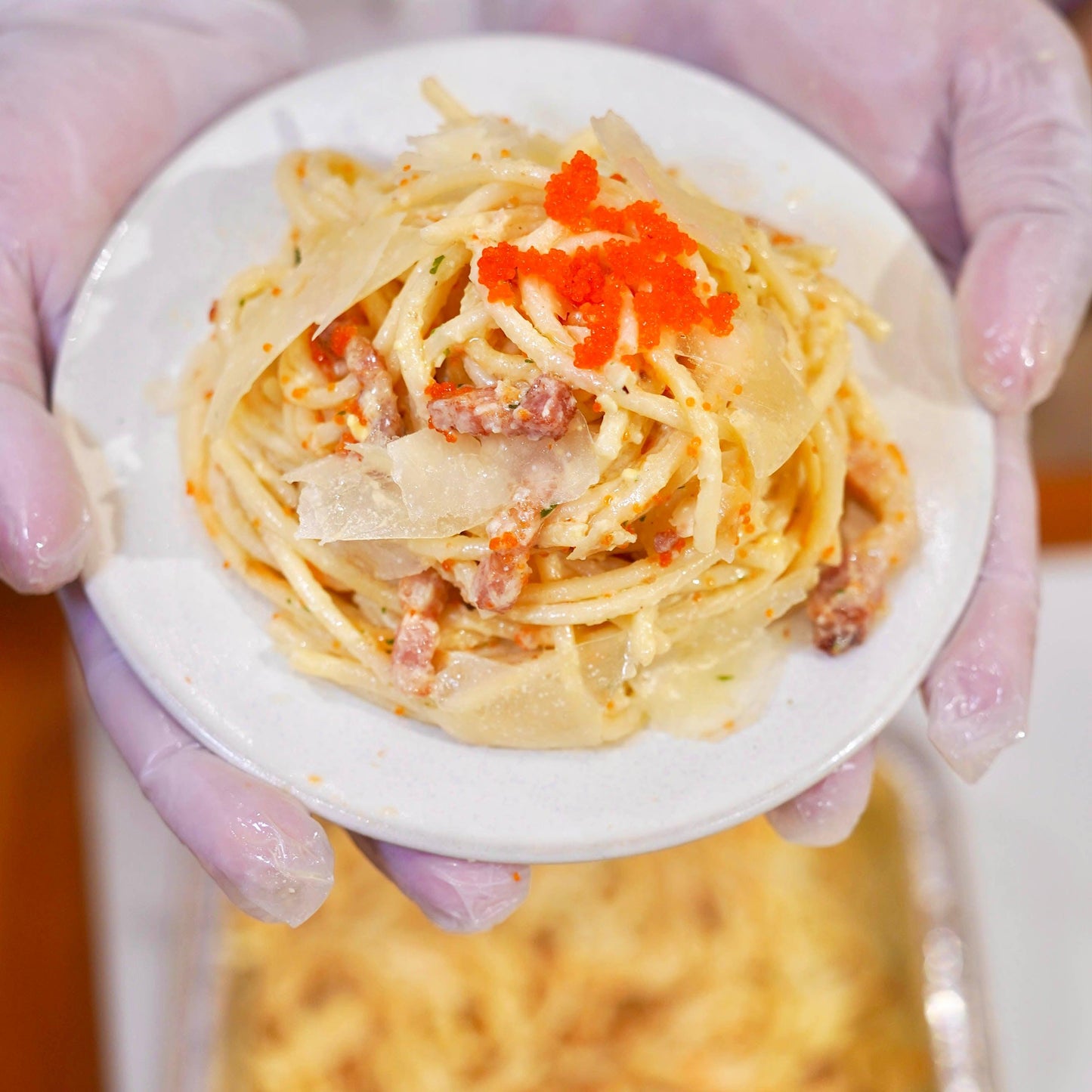 Ebiko Carbonara Platter